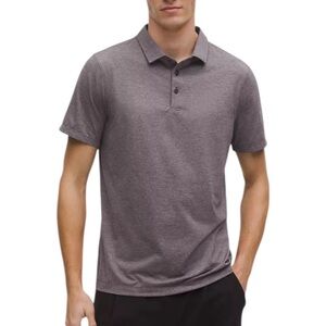 lululemon Men’s Evolution Short Sleeve Polo Heather Sequoia Large